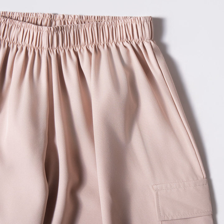 Girls Stone Wide Leg Cargo Pants