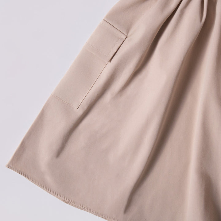 Girls Poplin Rib Stone Dress
