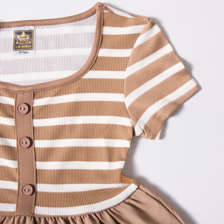 Girls Striped Dress