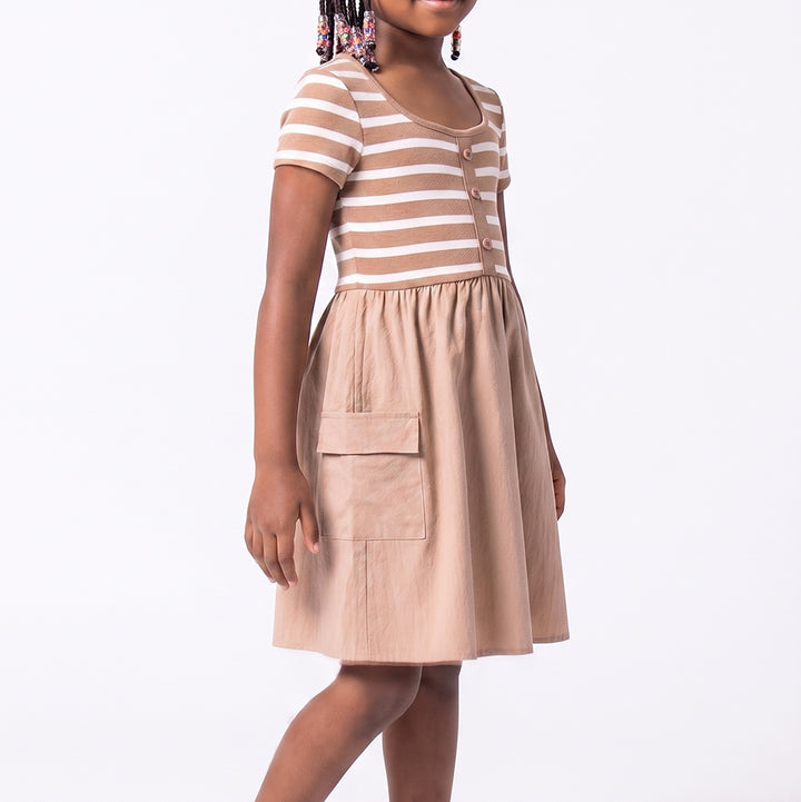 Girls Striped Dress