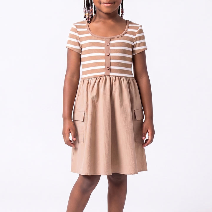 Girls Striped Dress