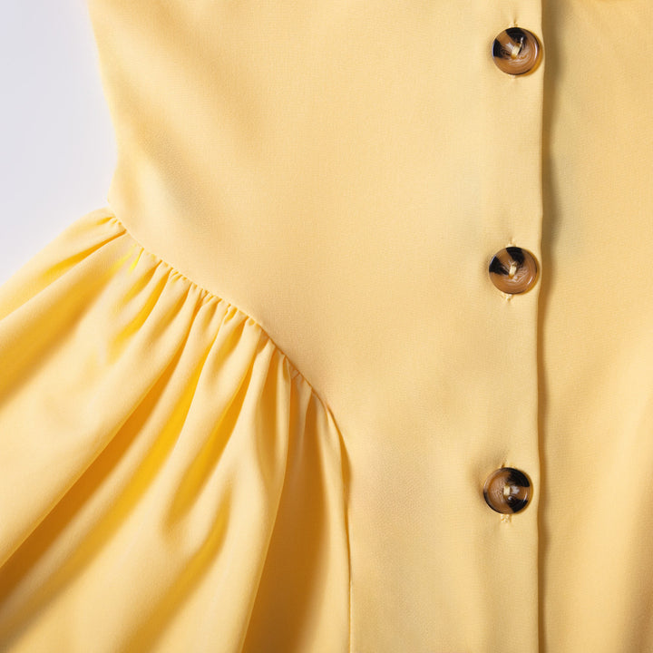 Girls Lemon Pocket Edit Dress