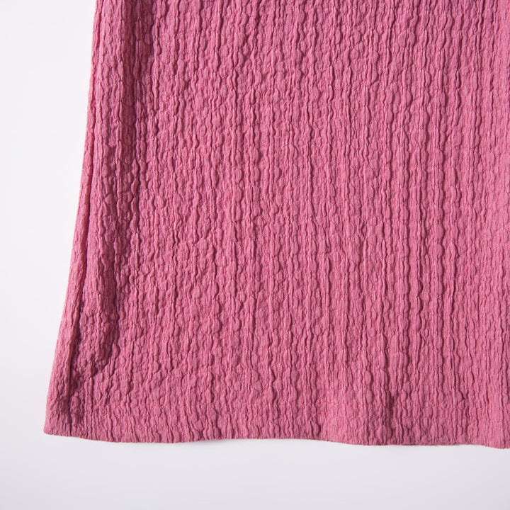Girls Crinkle Knit Top And Pants Set