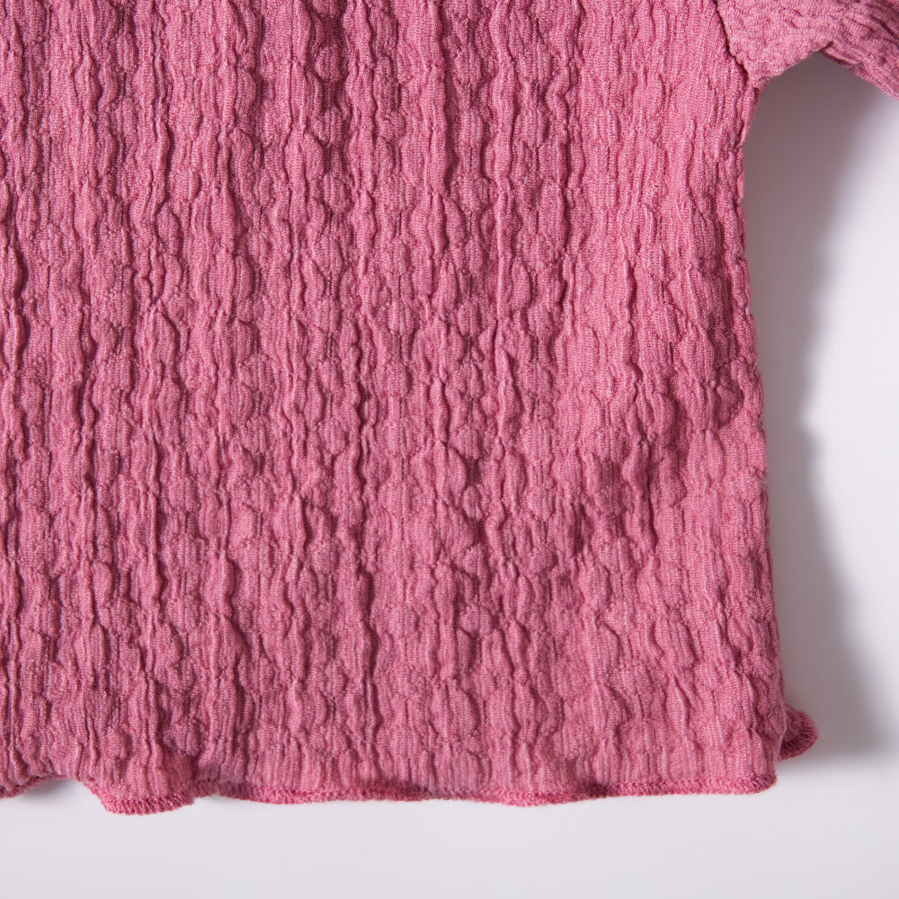Girls Crinkle Knit Top And Pants Set