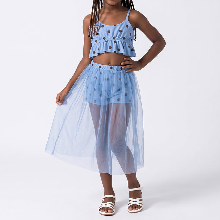 Girls Blue Swim Wear