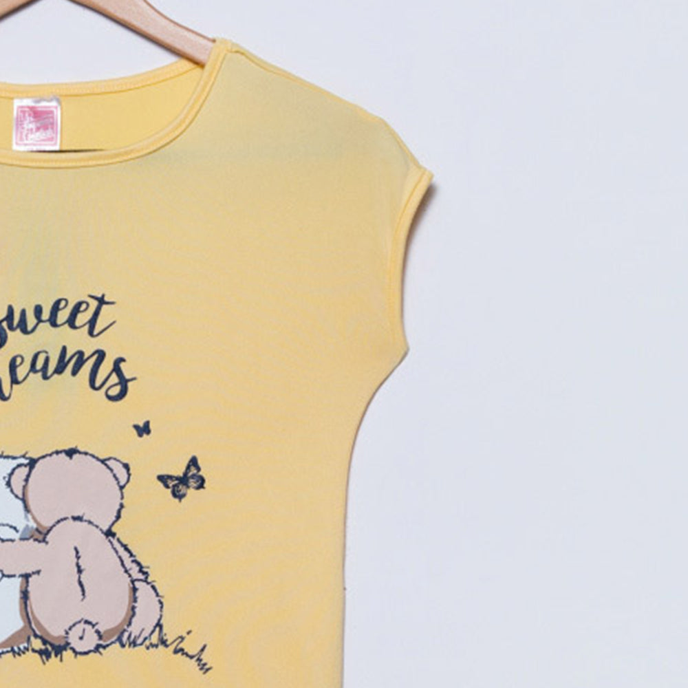 Girls Lemon Pyjama Sleep Shirt