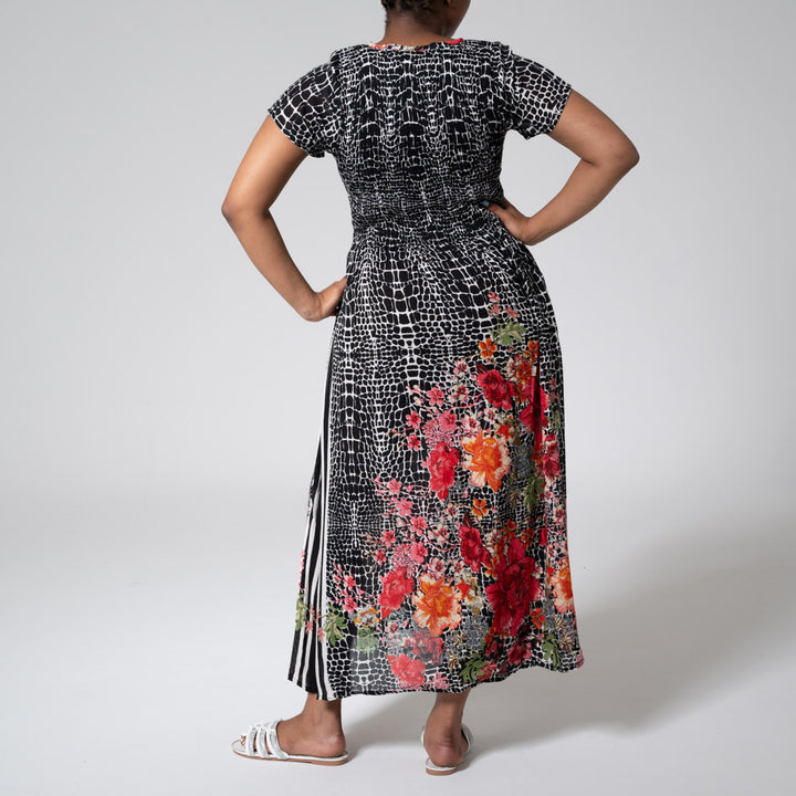 Smocking Edit Printed Dress