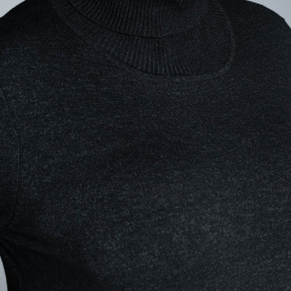 Black Plain Poloneck