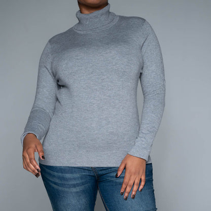 Grey Plain Poloneck