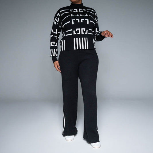 Ladies Side Stripe Pants