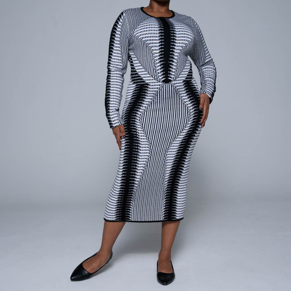 Ladies Jacquard Dress