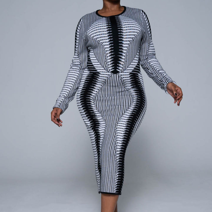 Ladies Jacquard Dress