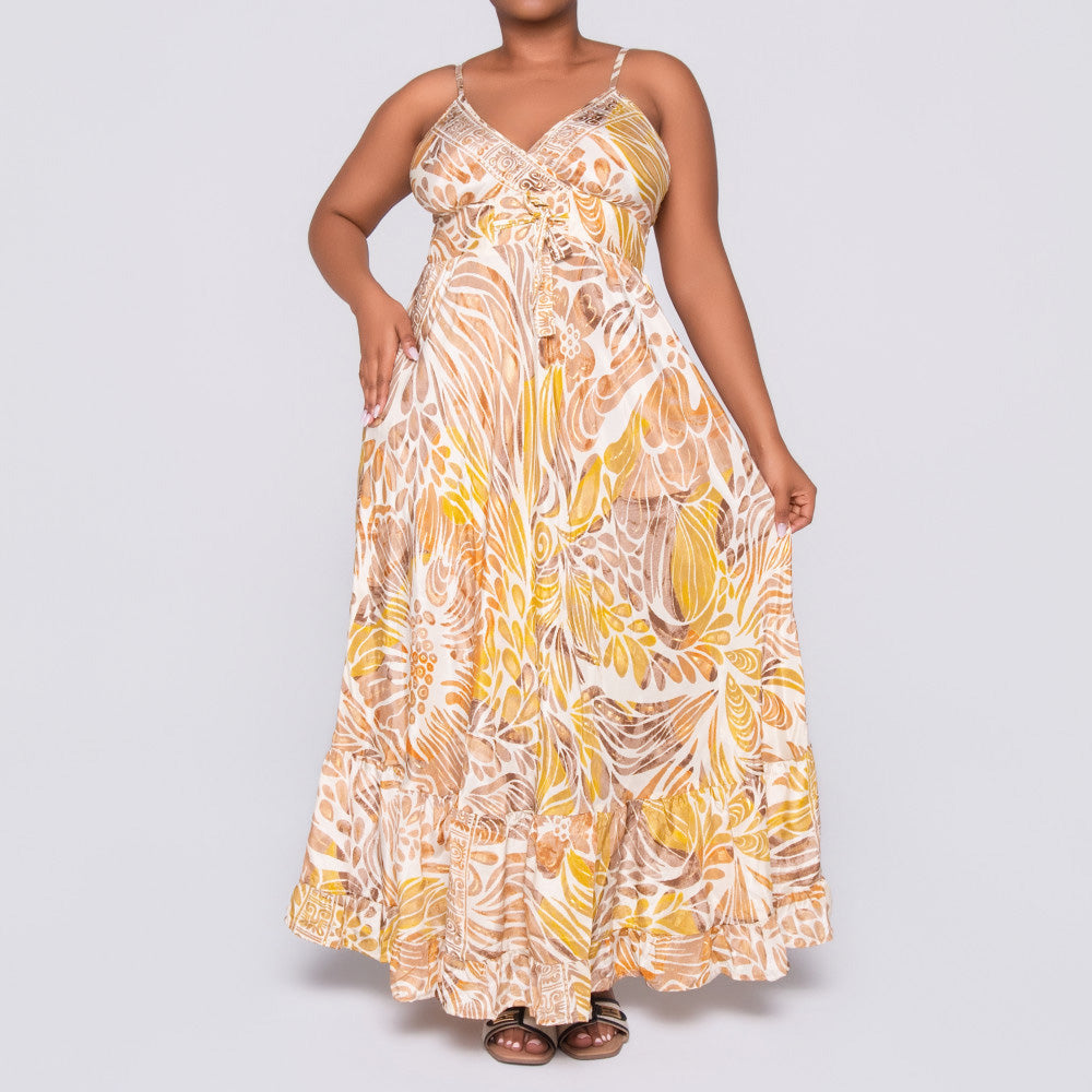 Ladies Stone Strappy Printed Dress