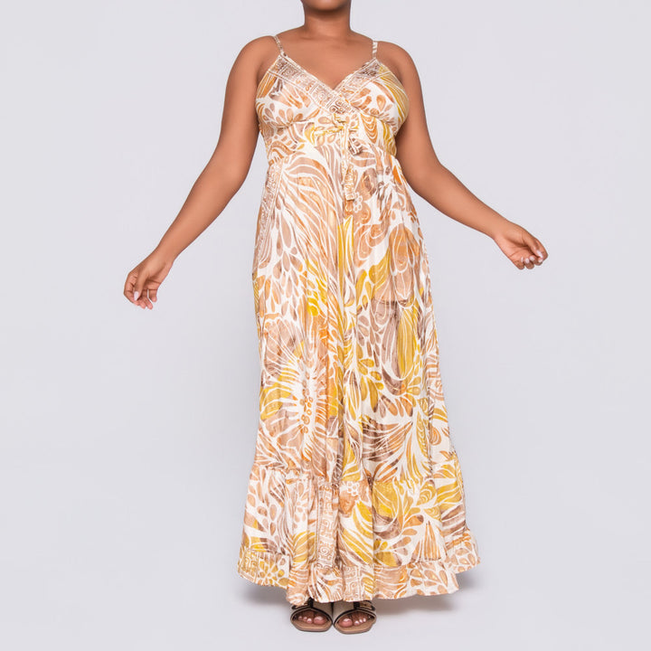 Ladies Stone Strappy Printed Dress