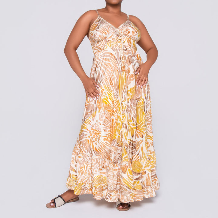 Ladies Stone Strappy Printed Dress