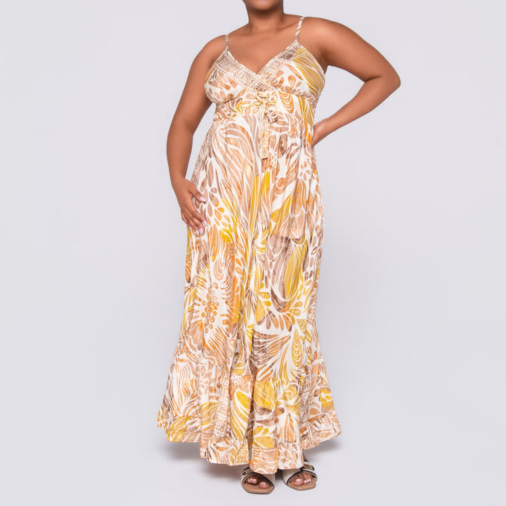 Ladies Stone Strappy Printed Dress