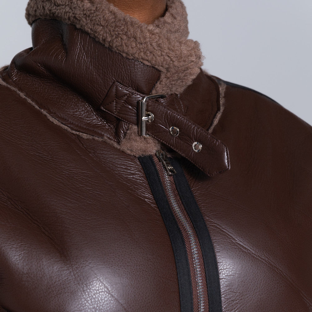 Ladies Bonded Brown Jacket