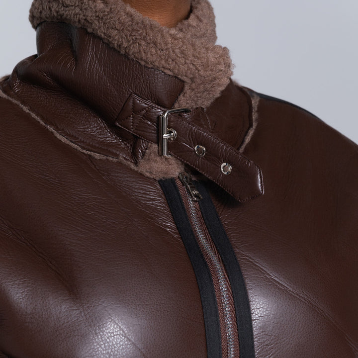 Ladies Bonded Brown Jacket