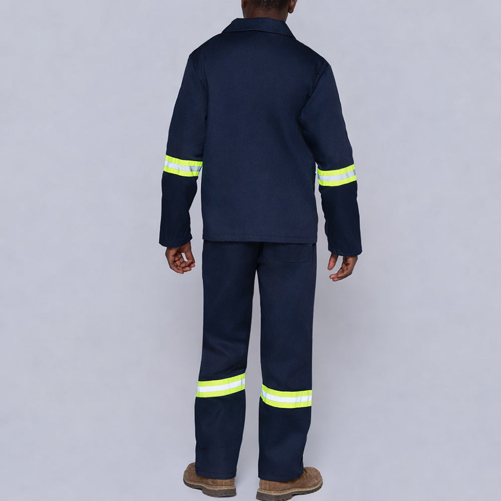 Mens Top And Pants Navy Worksuit