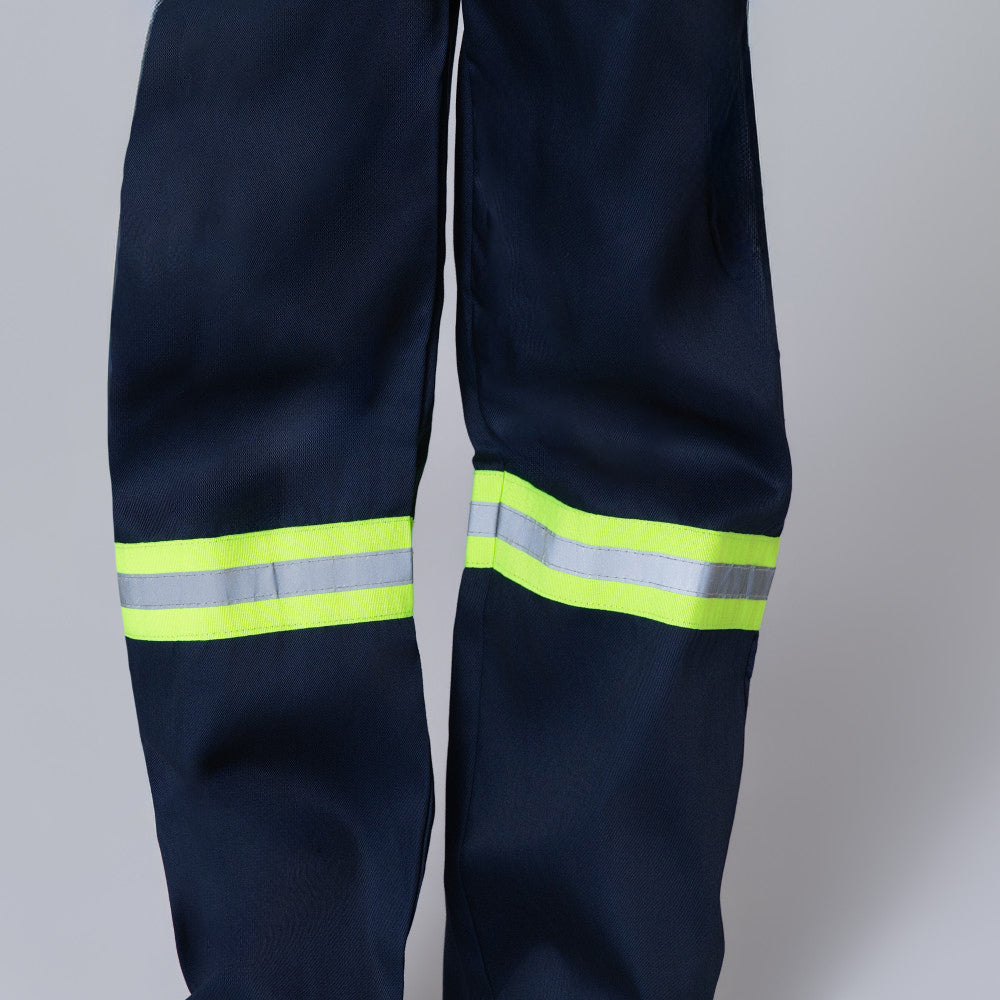 Mens Top And Pants Navy Worksuit