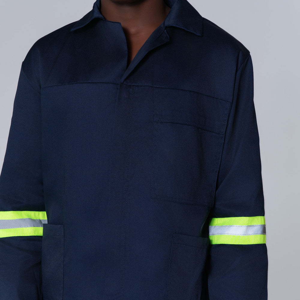 Mens Top And Pants Navy Worksuit