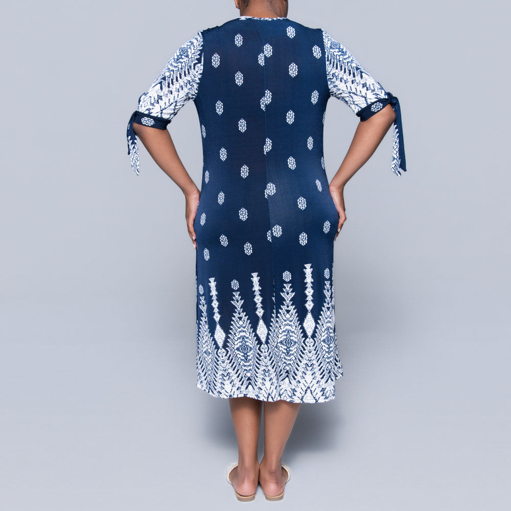 Plus Size Printed Dress