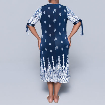 Plus Size Printed Dress