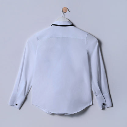 Boys  Pintuck Bow Tie Shirt