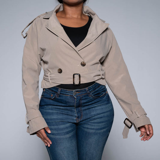 Mocca Tie-Belt Jacket