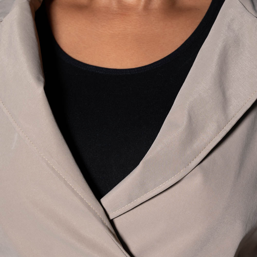 Mocca Tie-Belt Jacket