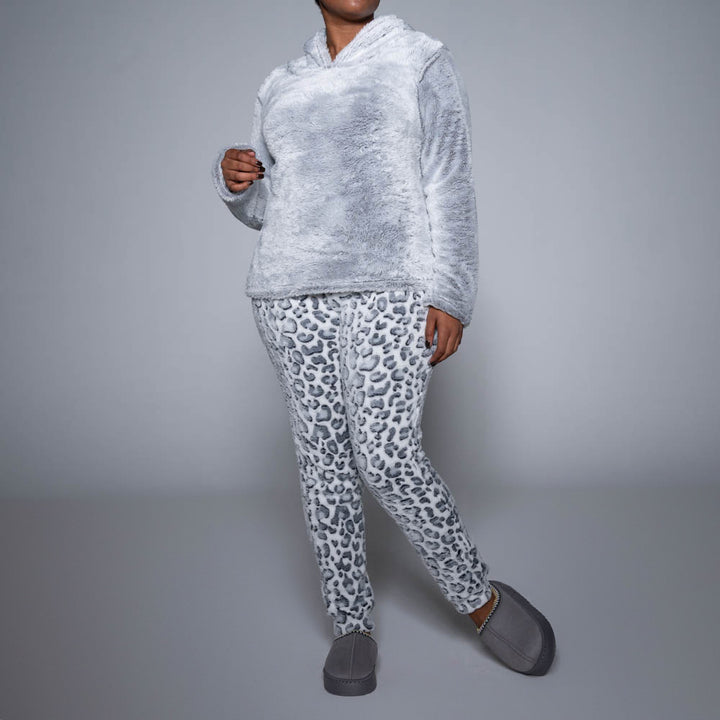 Hooded Plain And Printed Pyjamas