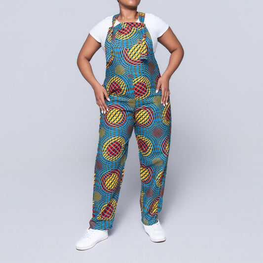 Ethnic Print Jumpsuit