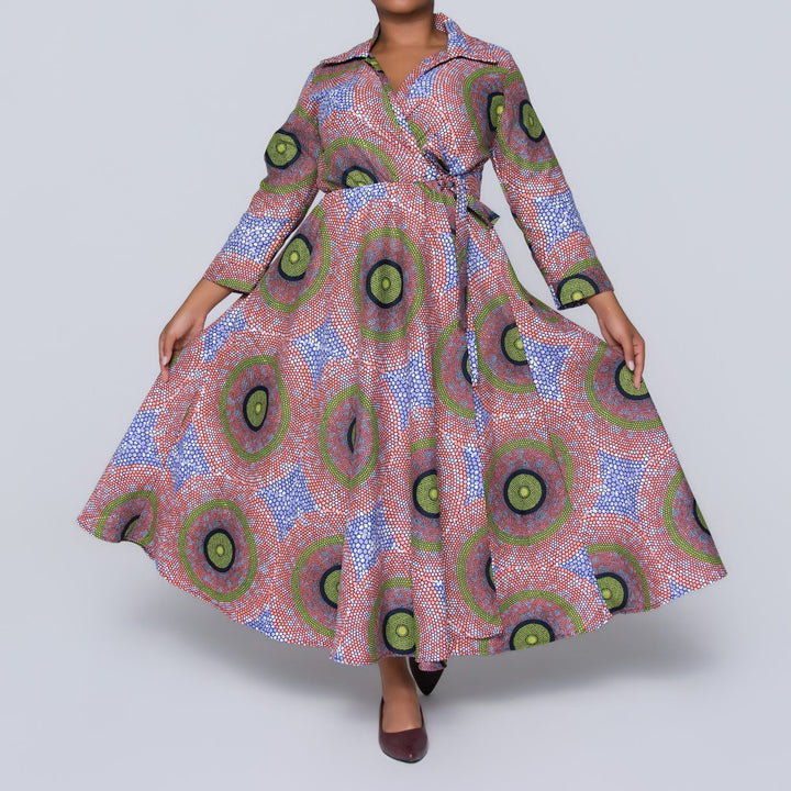 Wax Print Dress