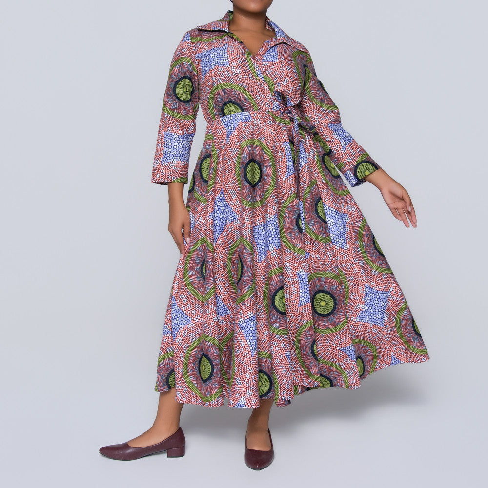 Wax Print Dress