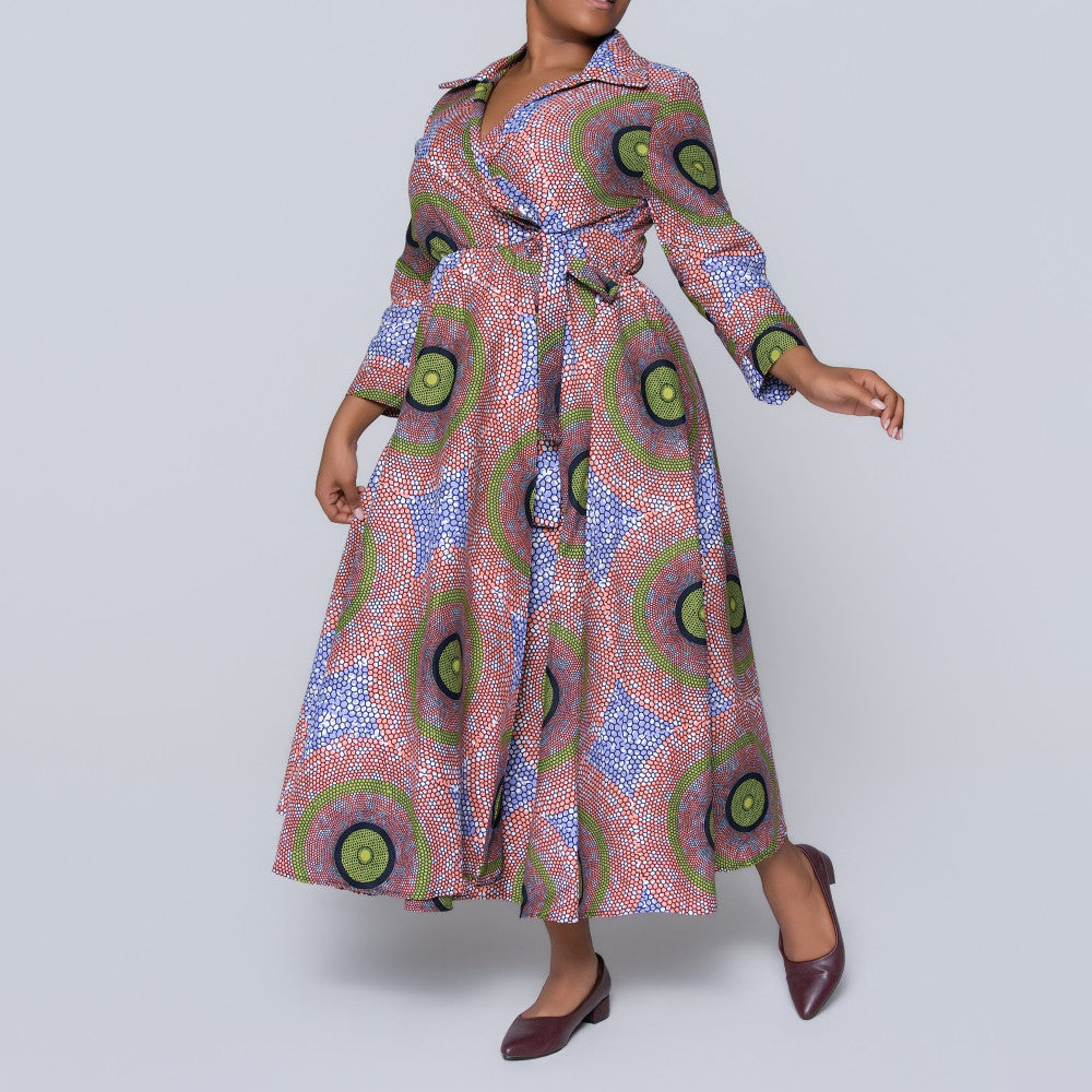 Wax Print Dress