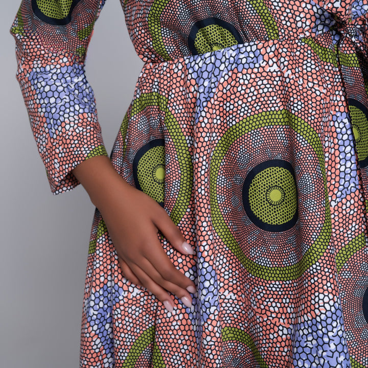 Wax Print Dress