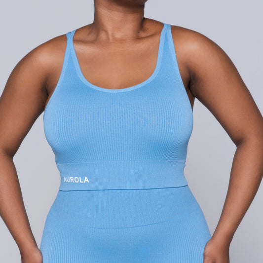 Blue Active Wear Gym Top