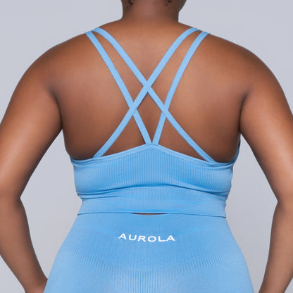 Blue Active Wear Gym Top