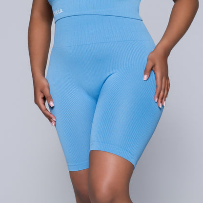 Blue Active Wear Gym Shorts