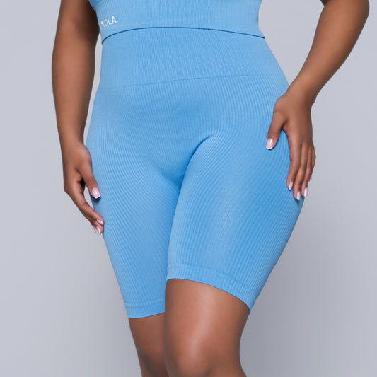 Blue Active Wear Gym Shorts