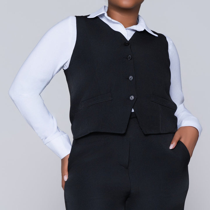 Black Sleeveless Waistcoat