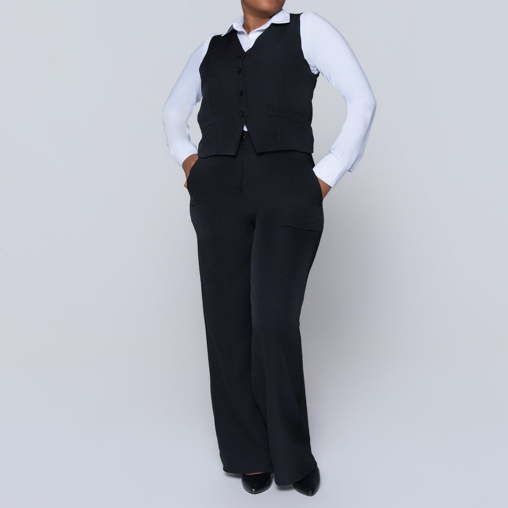 Black Sleeveless Waistcoat