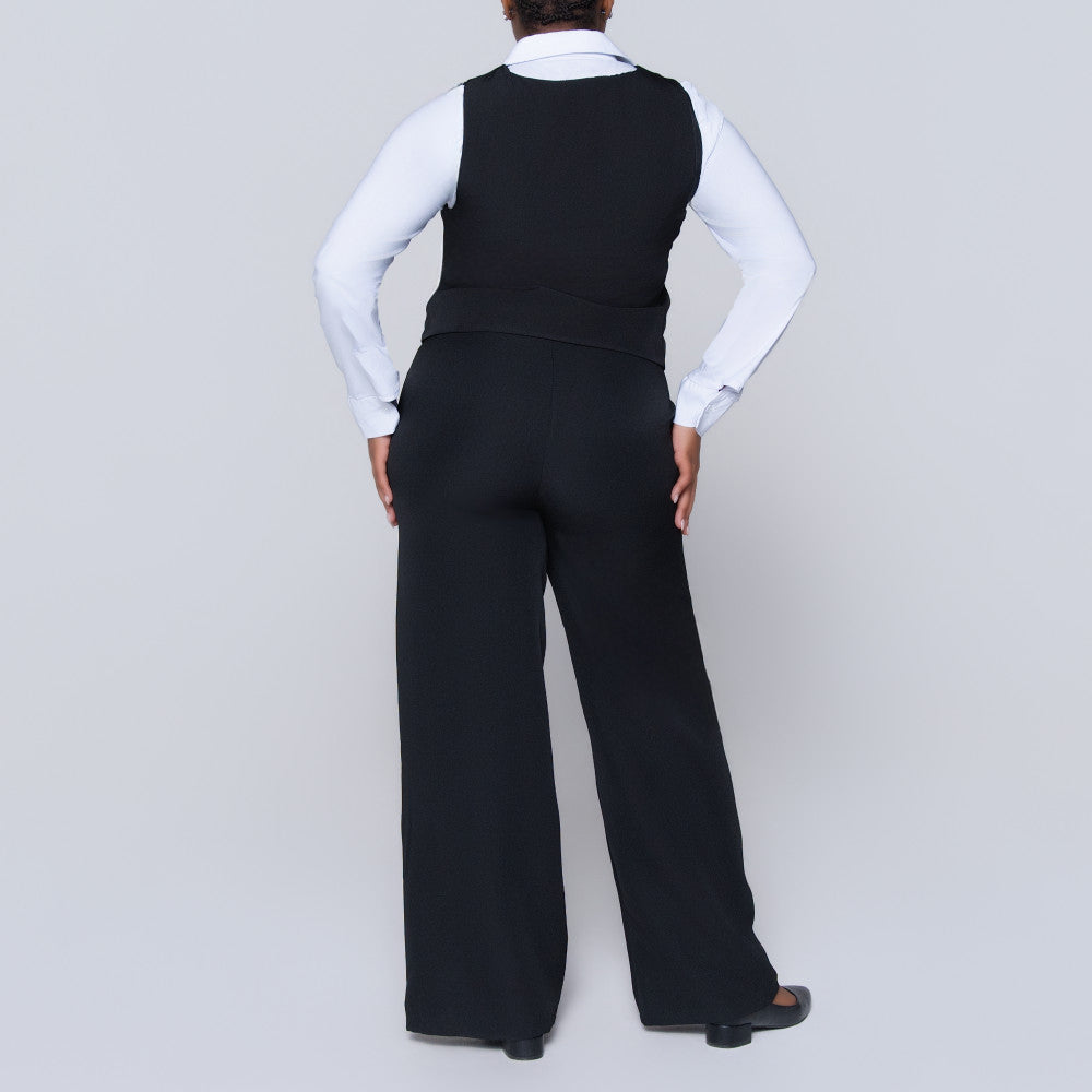 Black Sleeveless Waistcoat