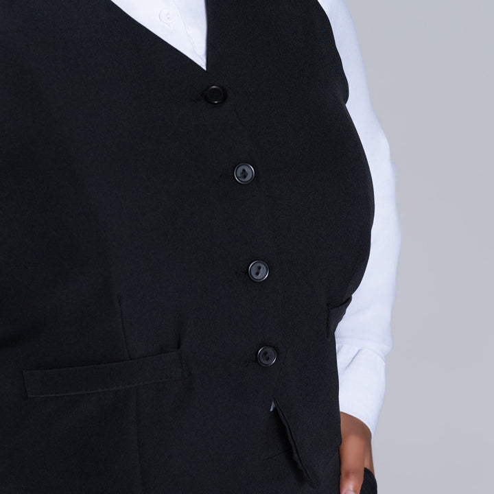 Black Sleeveless Waistcoat