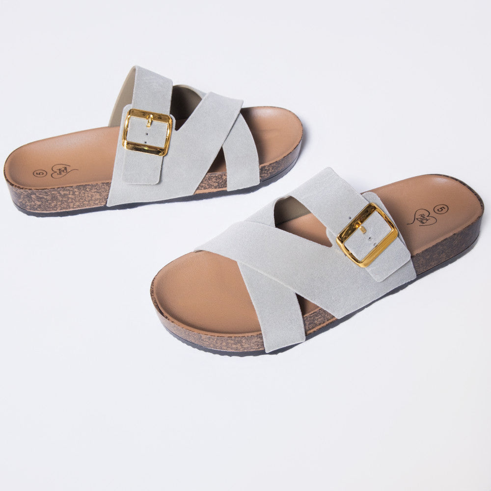 Ladies Sage Birkie Criss Cross Sandals