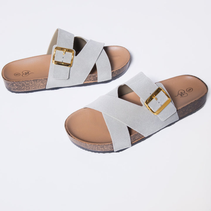 Ladies Sage Birkie Criss Cross Sandals