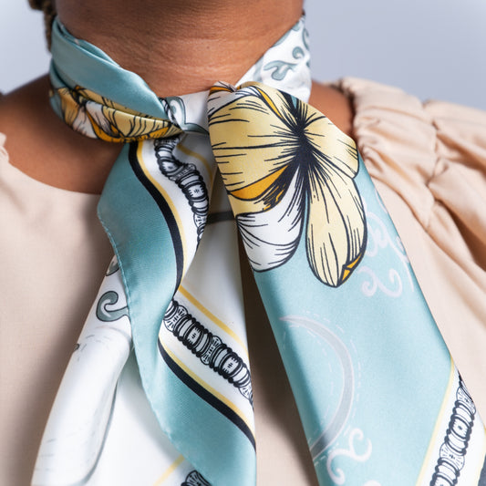 Blue Neck Scarf