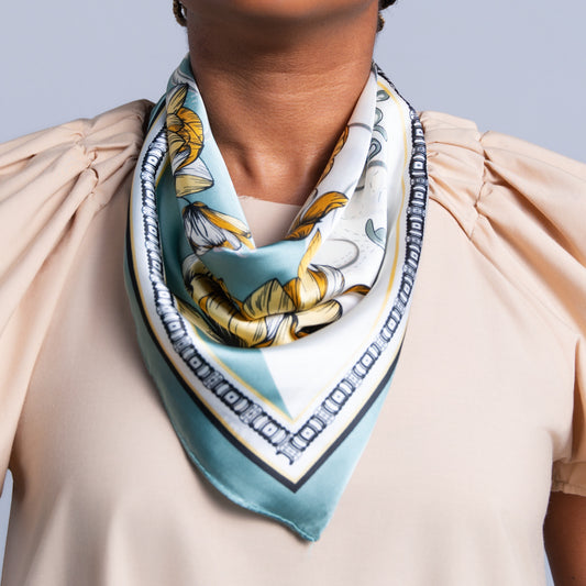 Blue Neck Scarf