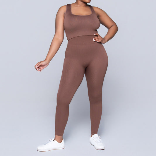 Ladies Brown Gym Pants