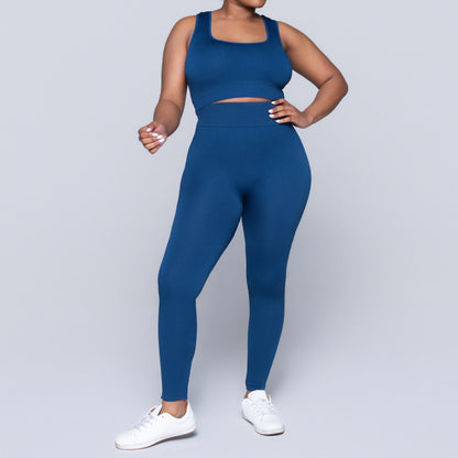 Ladies Blue Gym Top